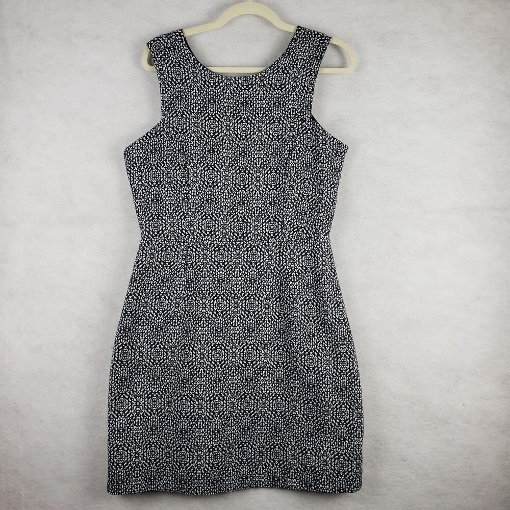 Office Siren Only Women's Size UK 42 Fitted Sheath Dress Navy Career Corpcore